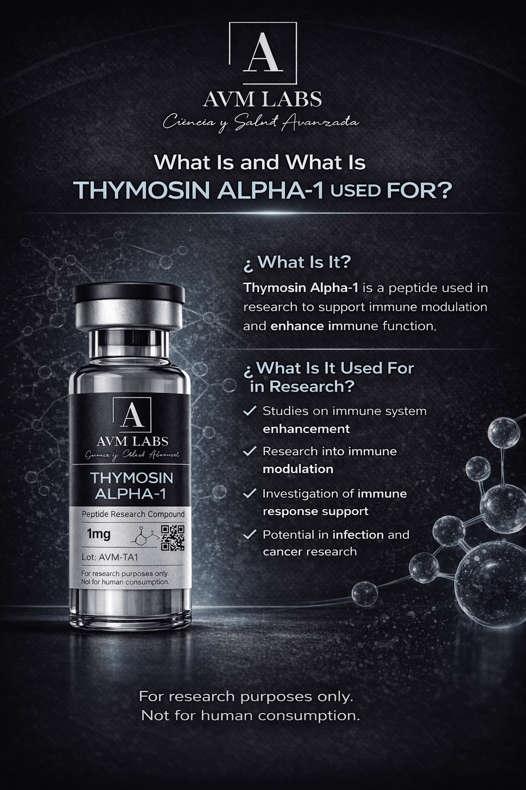 Thymosin Alpha - 1 - AVM Labs USAAVM Labs USA